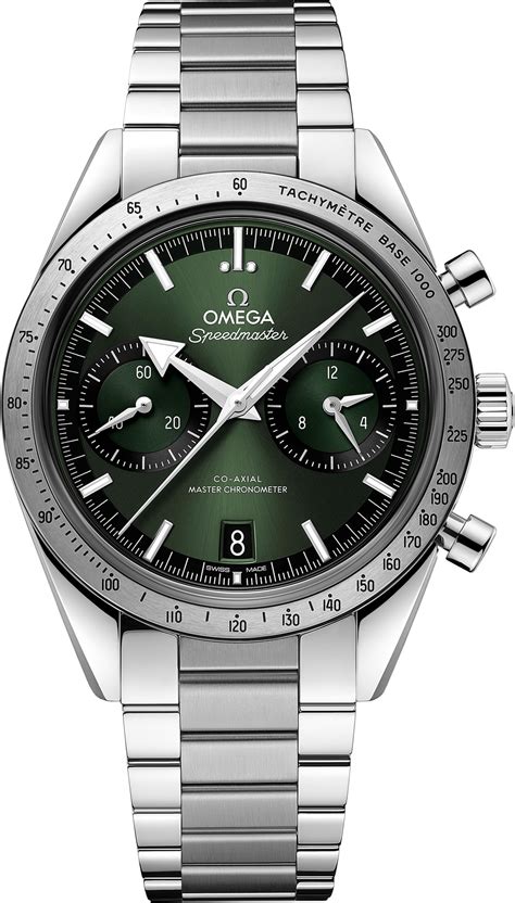 omega speedmaster '57 green|Omega Speedmaster 57 price.